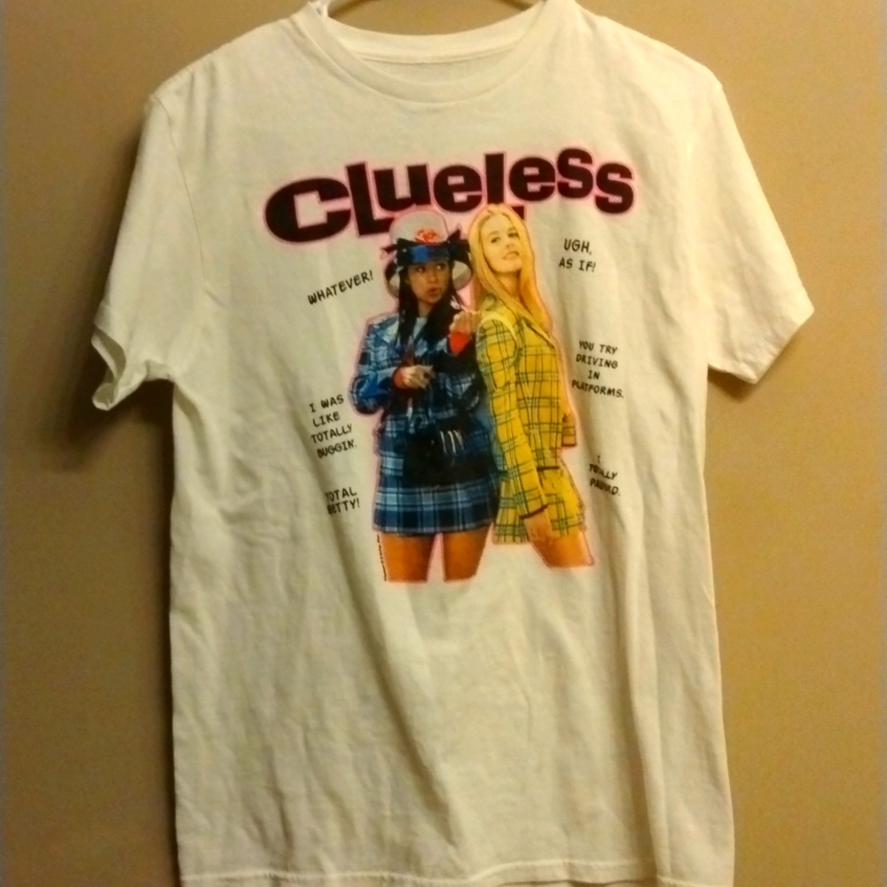 ♥️JUNKFOOD- NWOT Clueless Tee-shirt Size XS - Picture 1 of 2